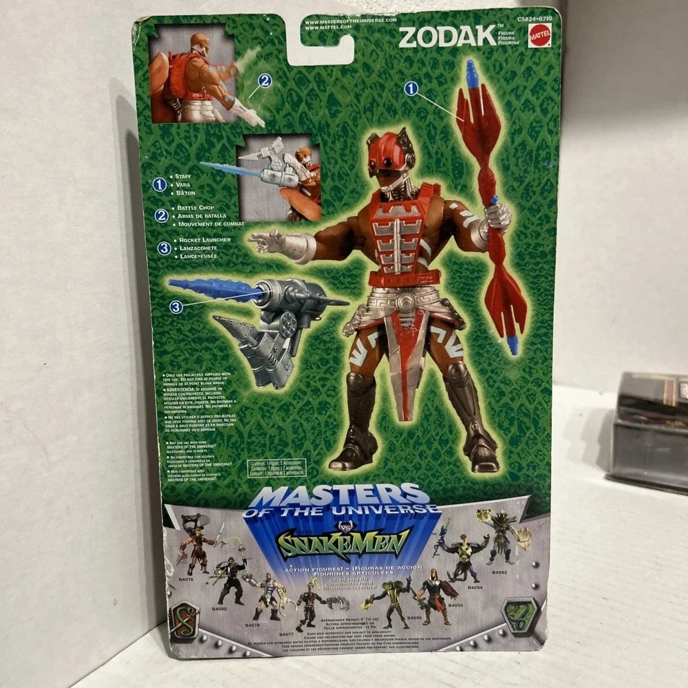 Zodak The Snake Men Sealed MISB Masters of the Universe‎ 2002/200X Heman MOTU